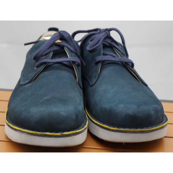 Samuel Hubbard Free Plain Toe Derby - Navy Blue Nubuck Leather -Size 10.5 main image 10